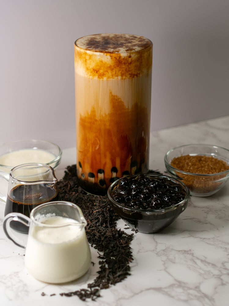 Brown Sugar Creme Brûlée Milk Tea