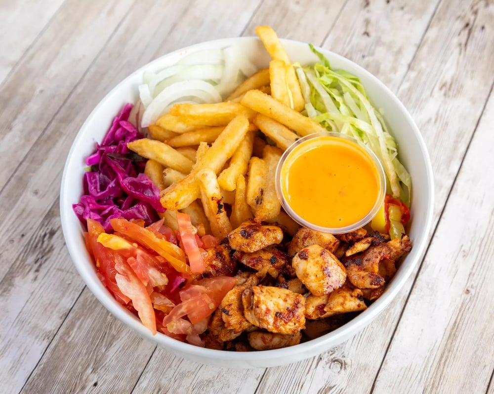 Loaded Chicken Fries Bowl