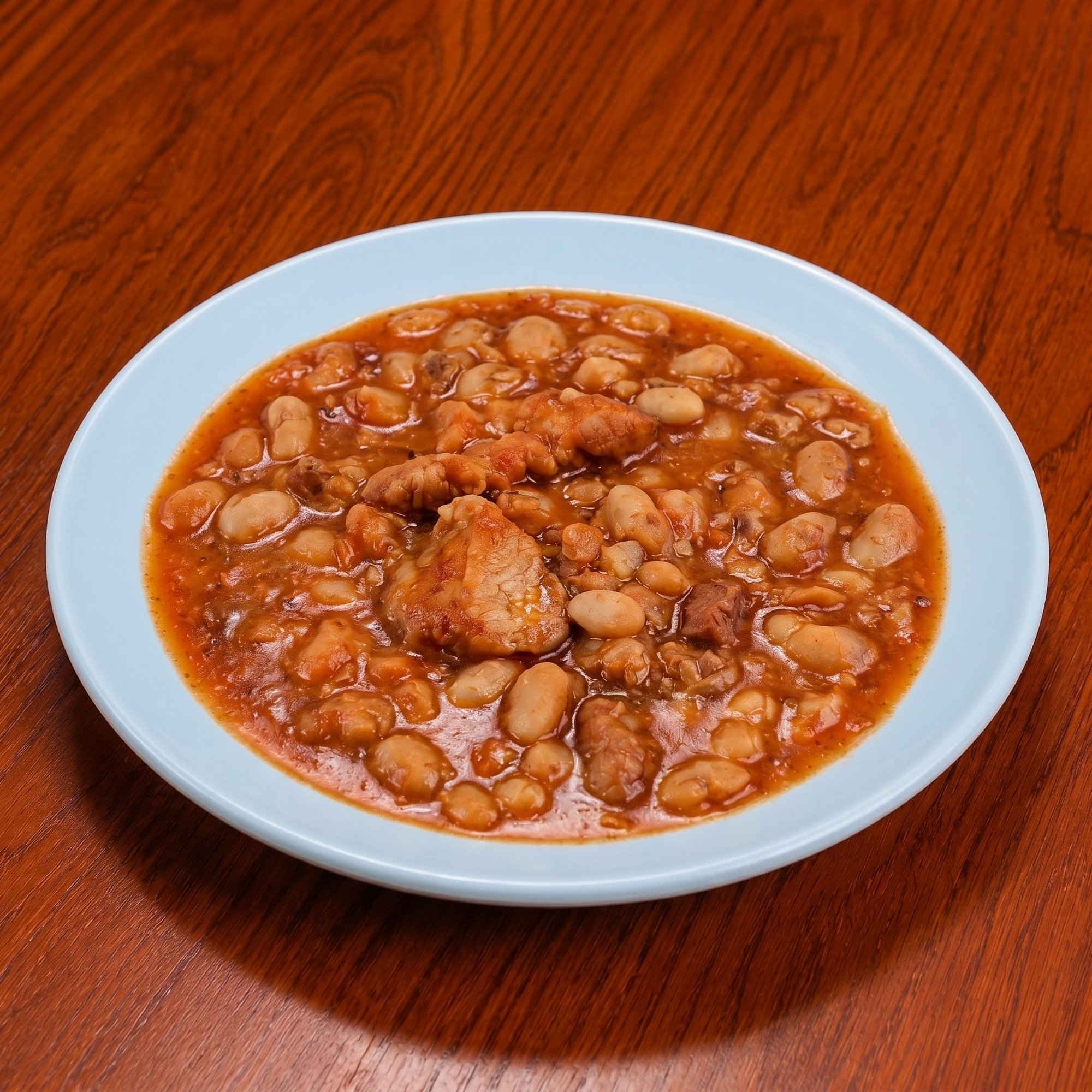 BBQ Baked Beans with Beef Brisket