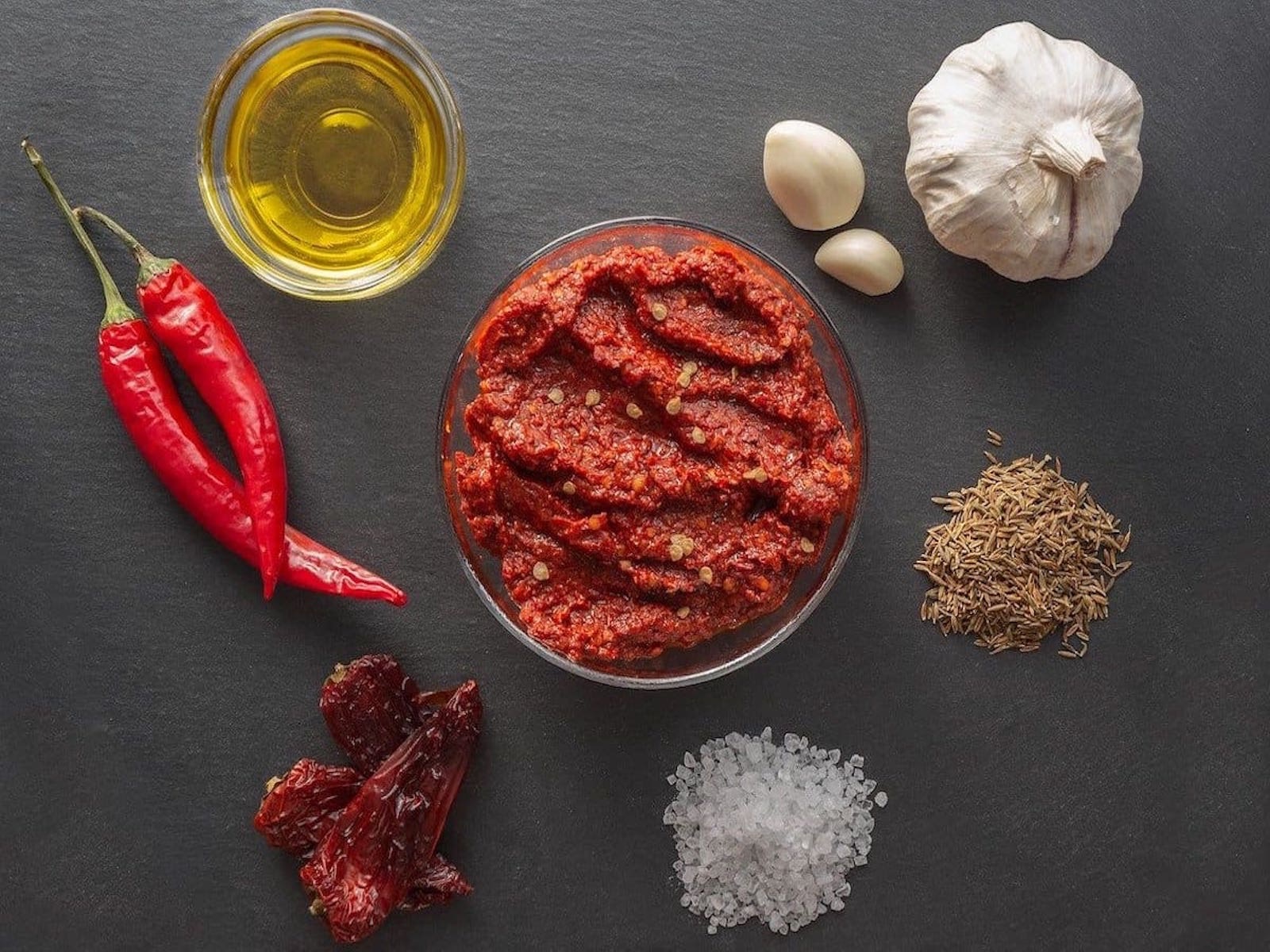 Spicy Harissa + Pita Bread or Pita Chips