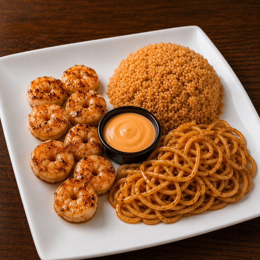 Kids Hibachi Shrimp with Noodles