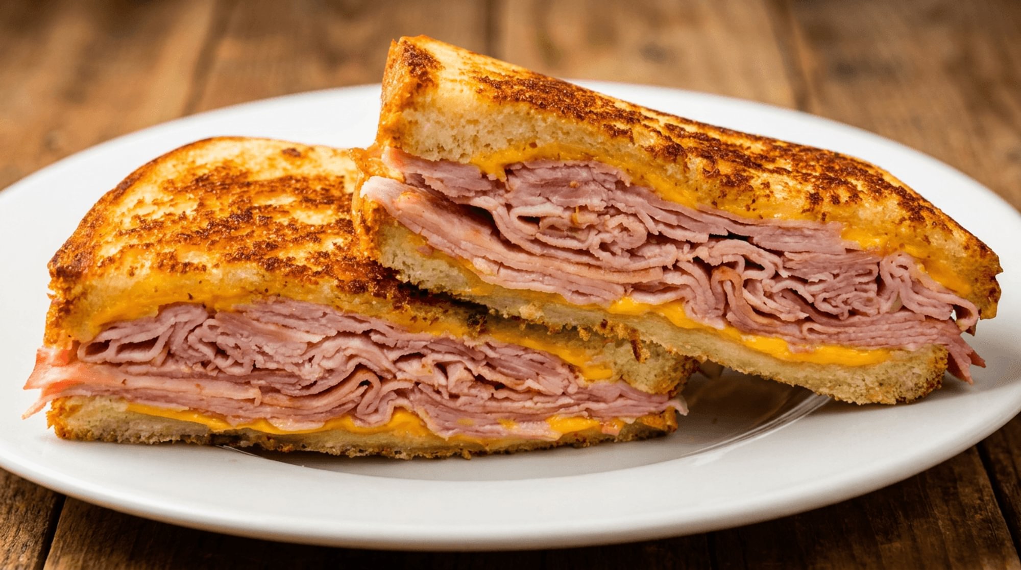 Grilled Ham and Cheese Melt