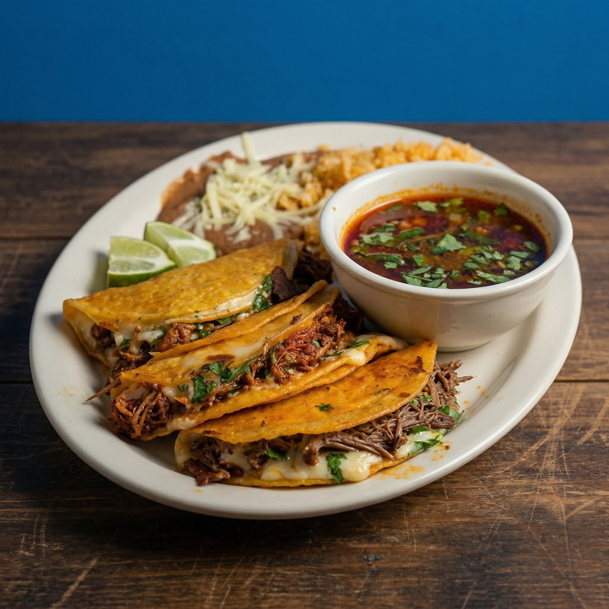 Quesa Birria Tacos