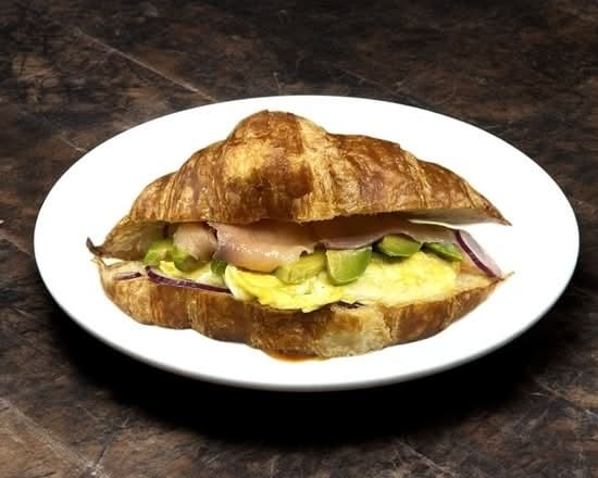Salmon Eggs Croissanwich