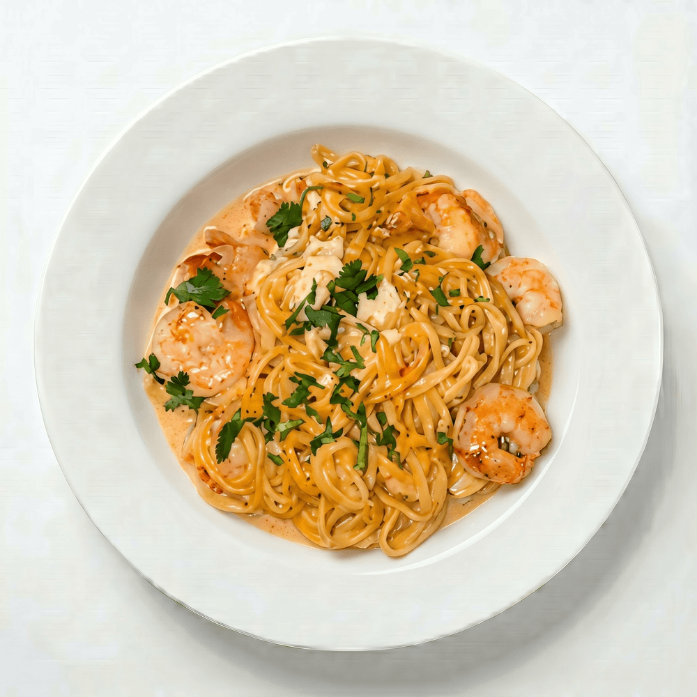 Pasta de Chipotle con Camarón (Chipotle Shrimp Pasta)