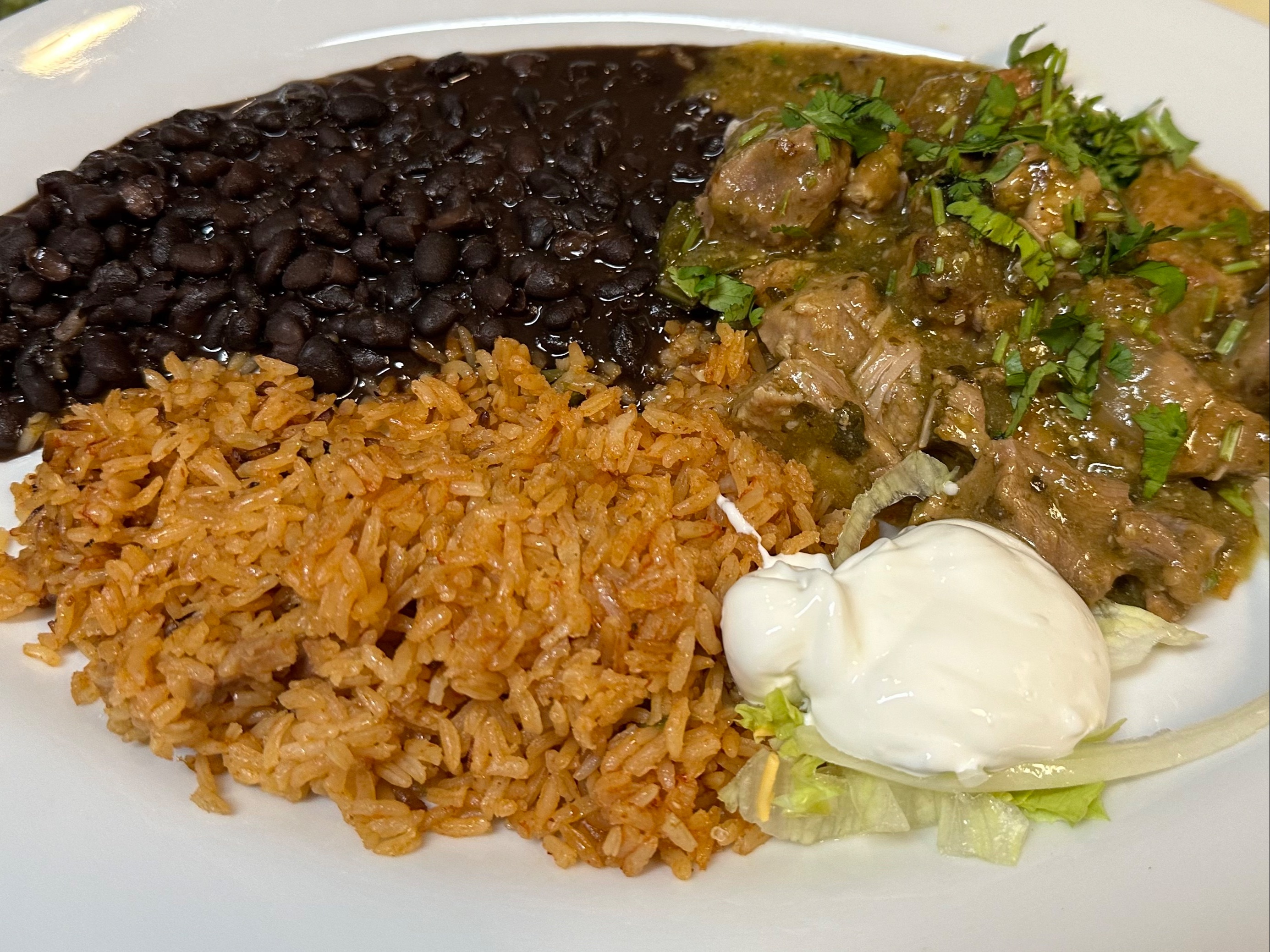 Chile Verde Dinner Plate