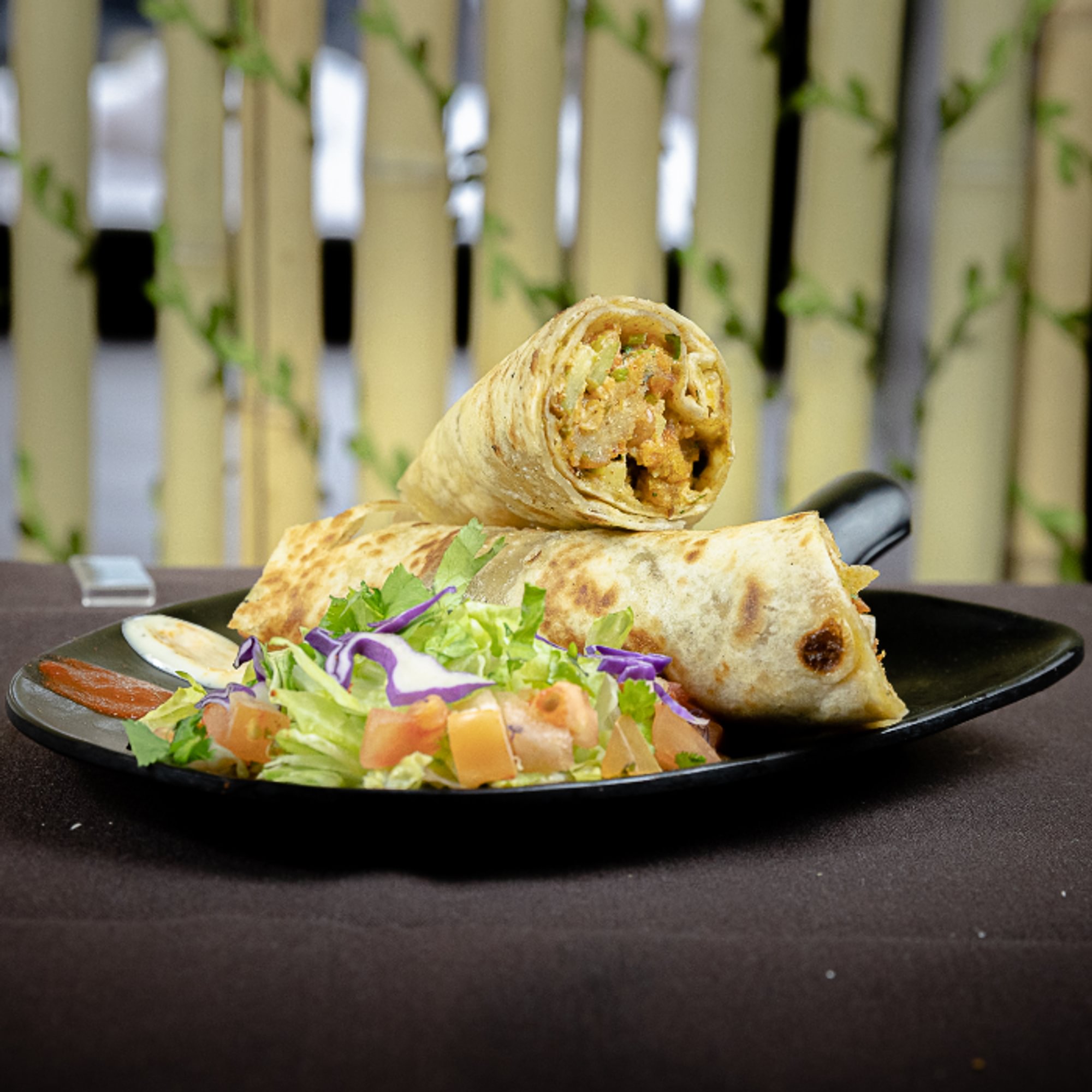 Aloo Achari Kati Roll