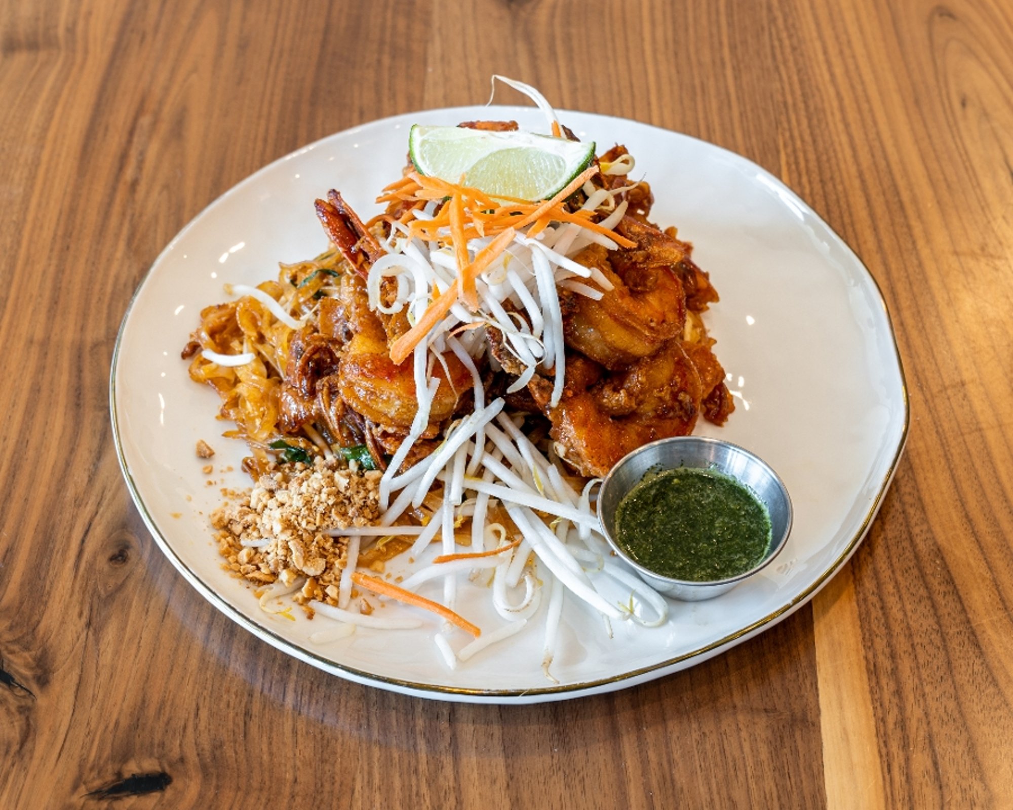 Pad Thai Crispy Tiger Prawns