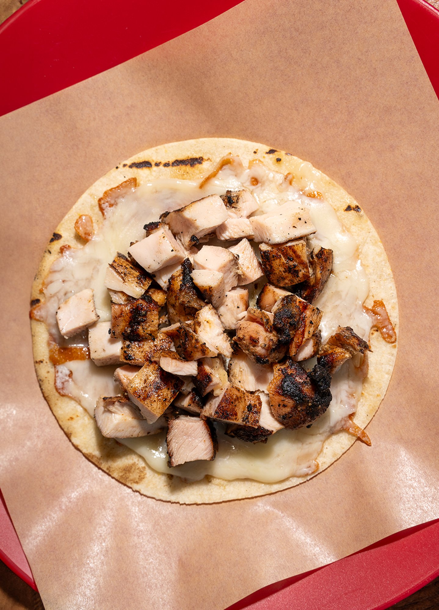 Chicken Asado Tostada