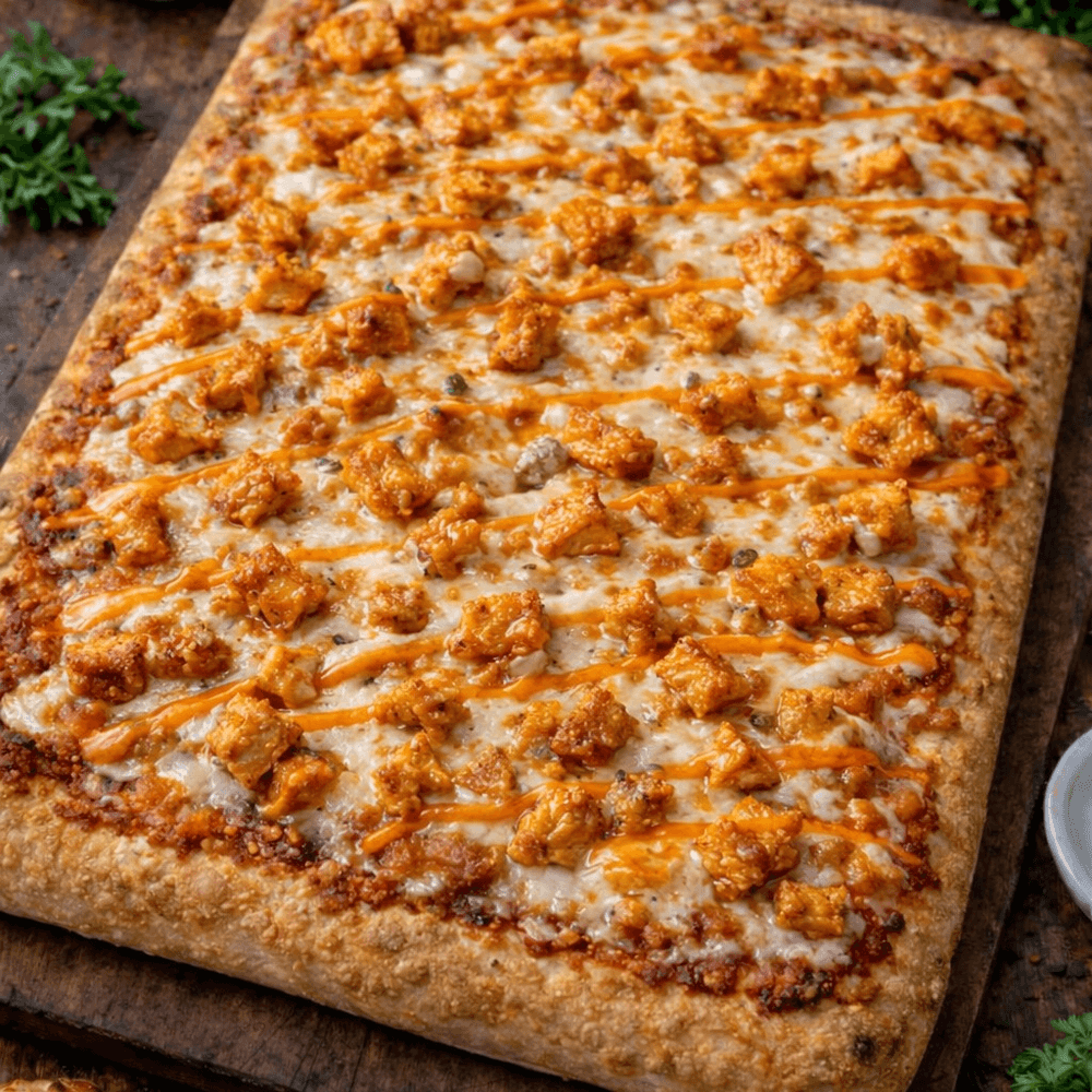 Sicilian Buffalo Chicken Pizza