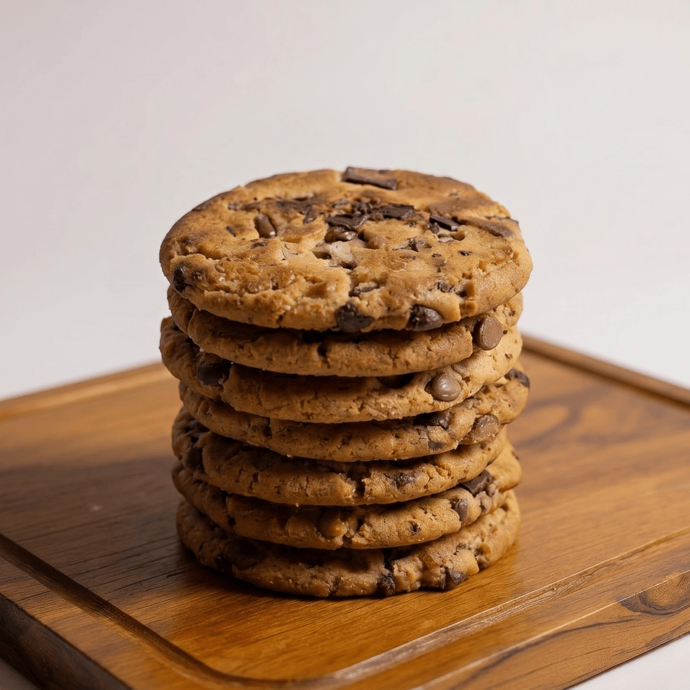 6 Soft Chocolate Chip Cookies