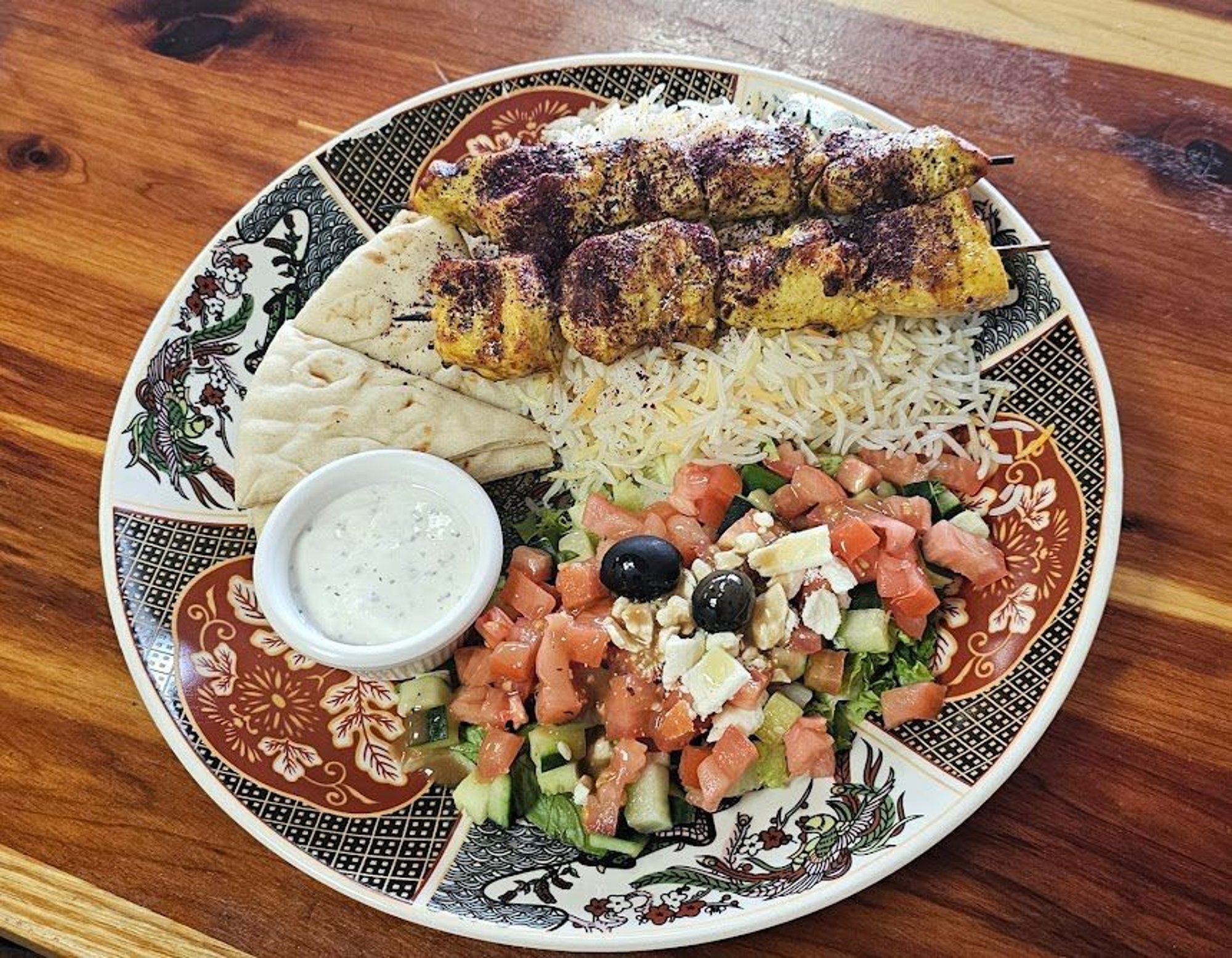 Chicken Kabob Plate