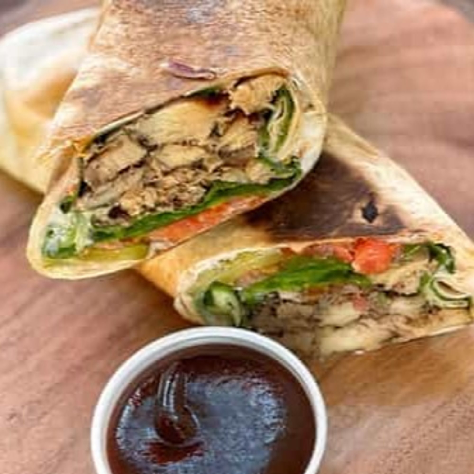 BBQ Chicken Shawarma Wrap