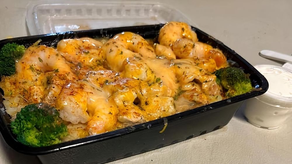 Chicken & shrimp pasta
