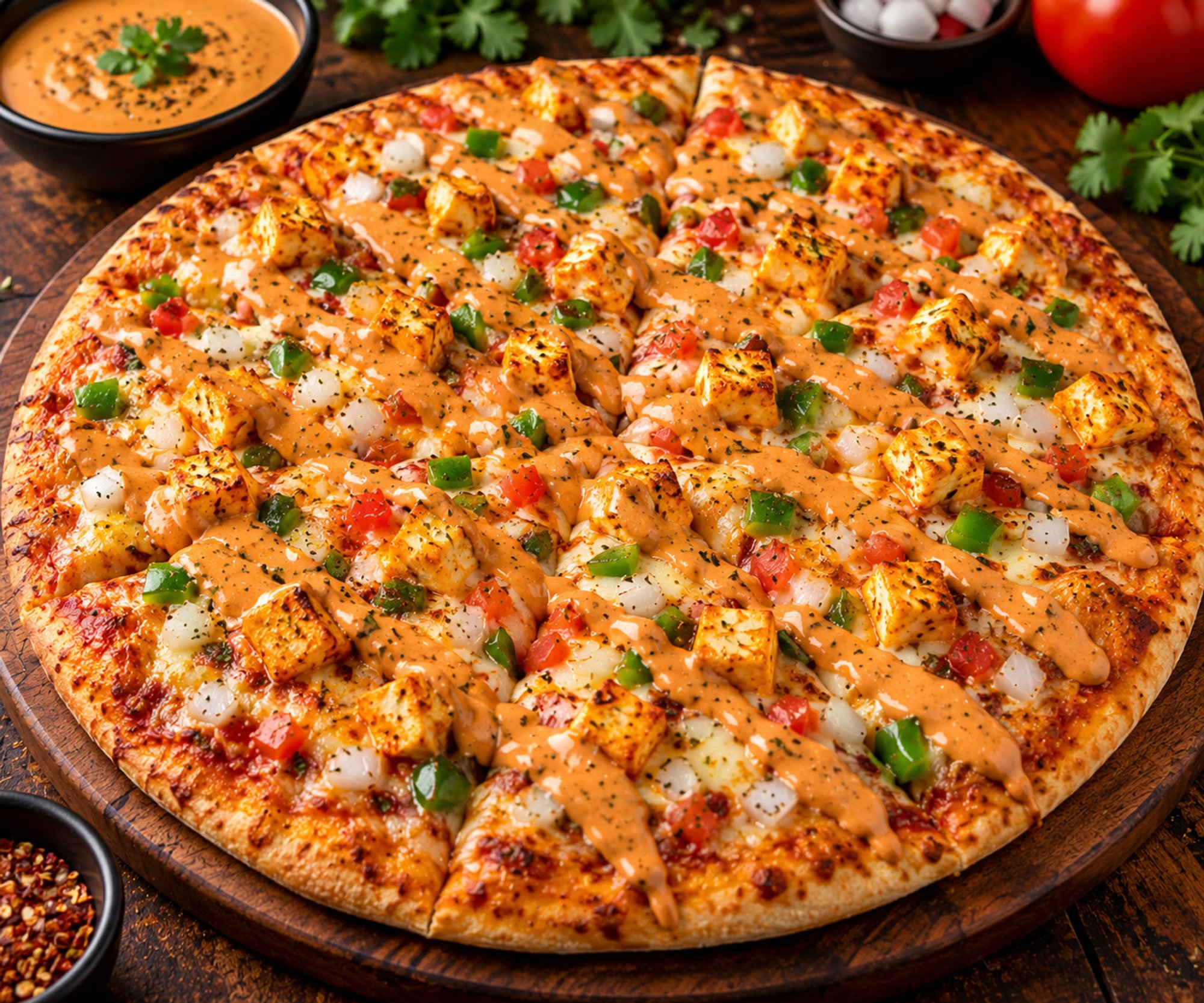 Butter Paneer Pizza
