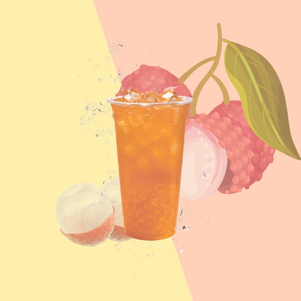 Lychee Tea (24oz)