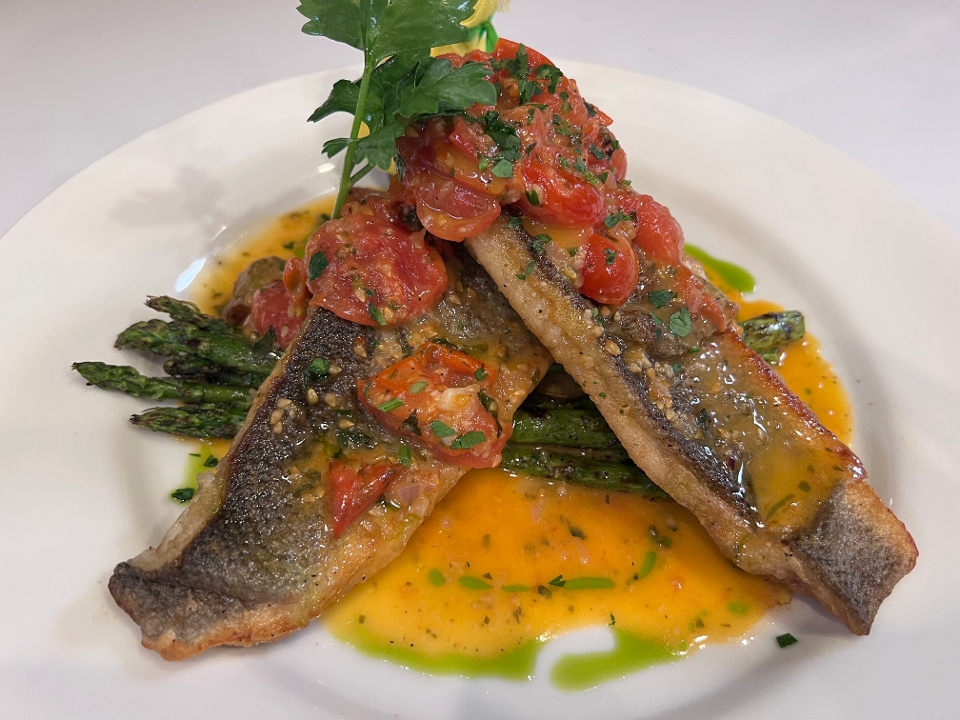 Branzino Al Cherry Tomatoes