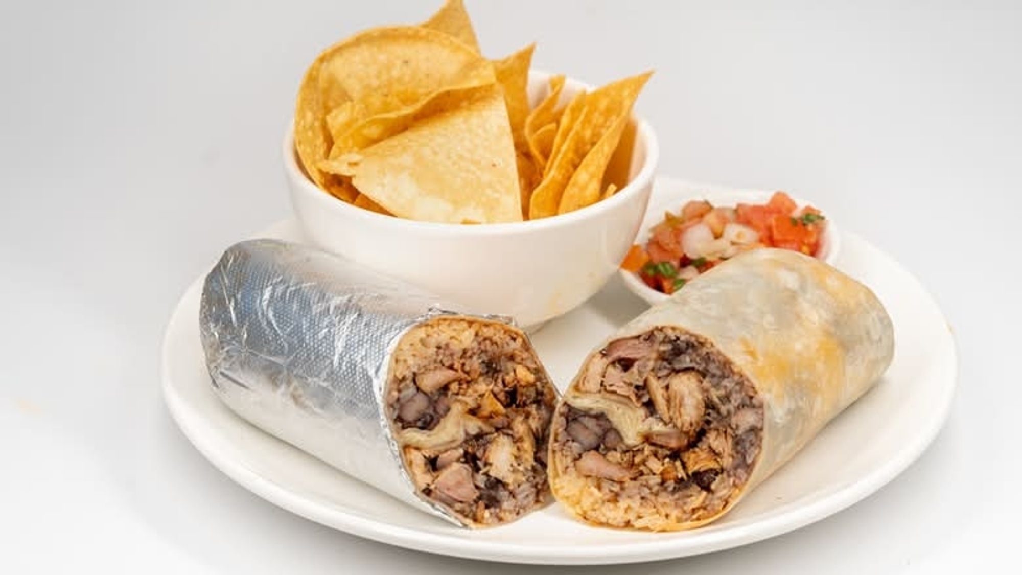 Regular Meat and Prawn Burrito