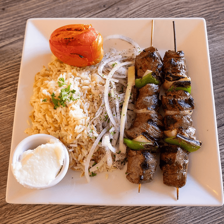 Beef Kabob Plate Filet Mignon