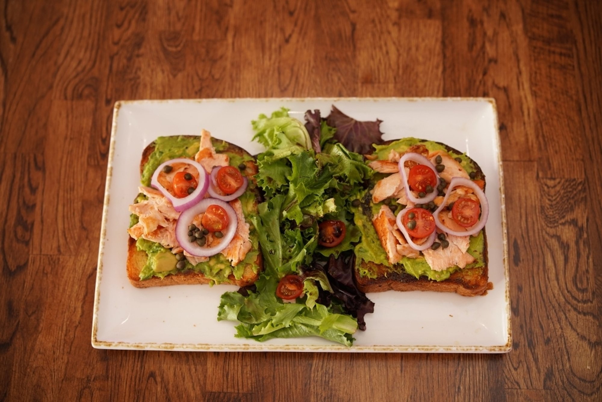 Salmon toast