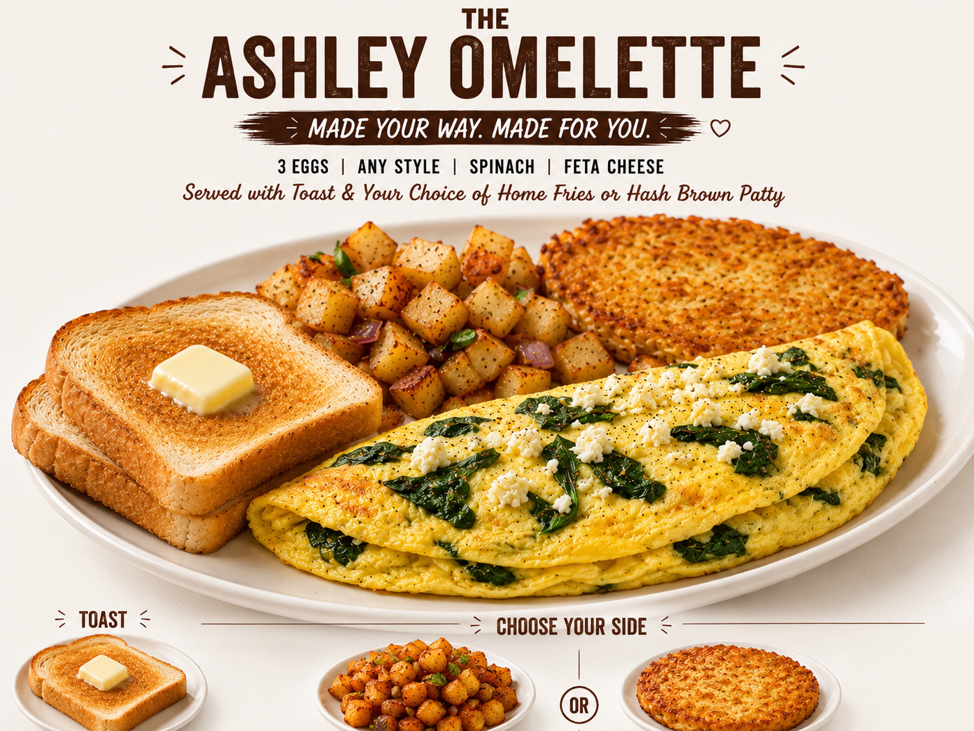 Ashley Omelet Spin Feta