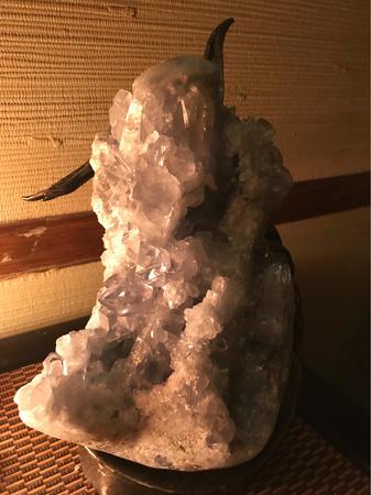 Enjoy beautiful crystals inside the Lexington massage studio. Enjoy beautiful crystals inside the Lexington massage studio.