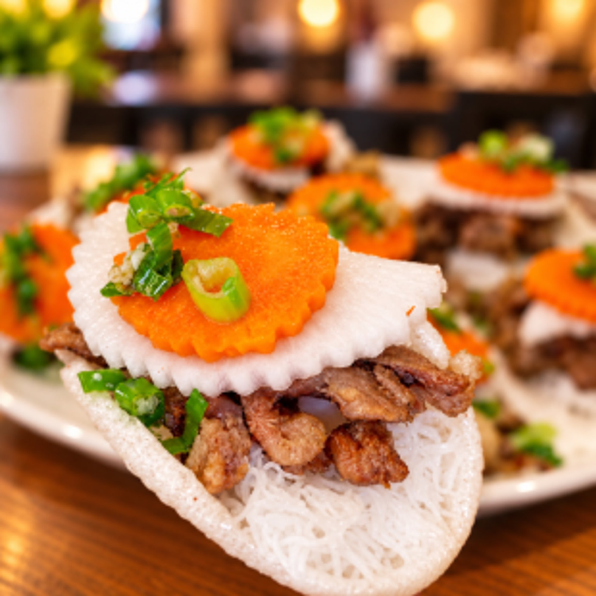 Crispy Shrimp Cracker Platter – Bánh Đập (10 pcs)