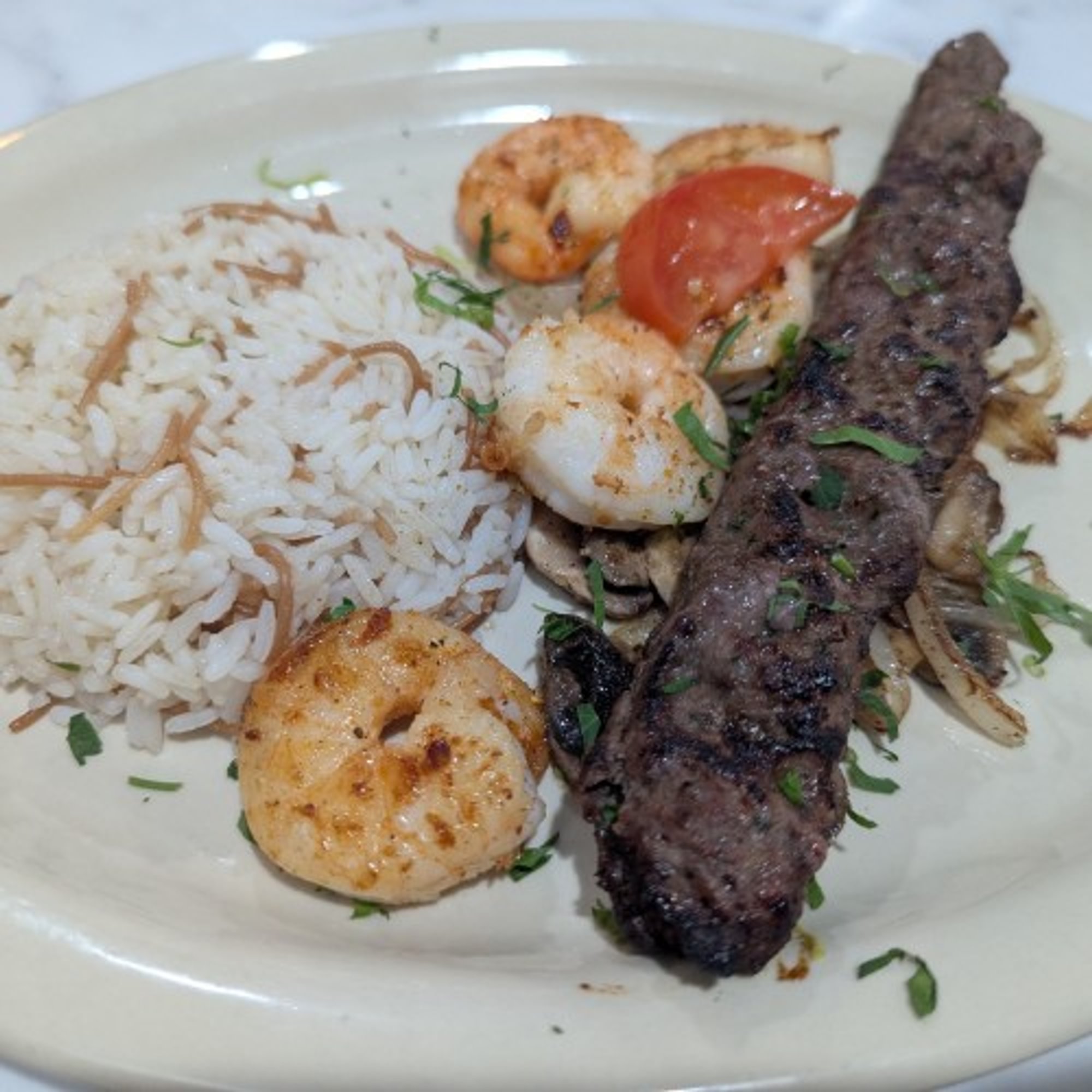Mixed Kabob Plate