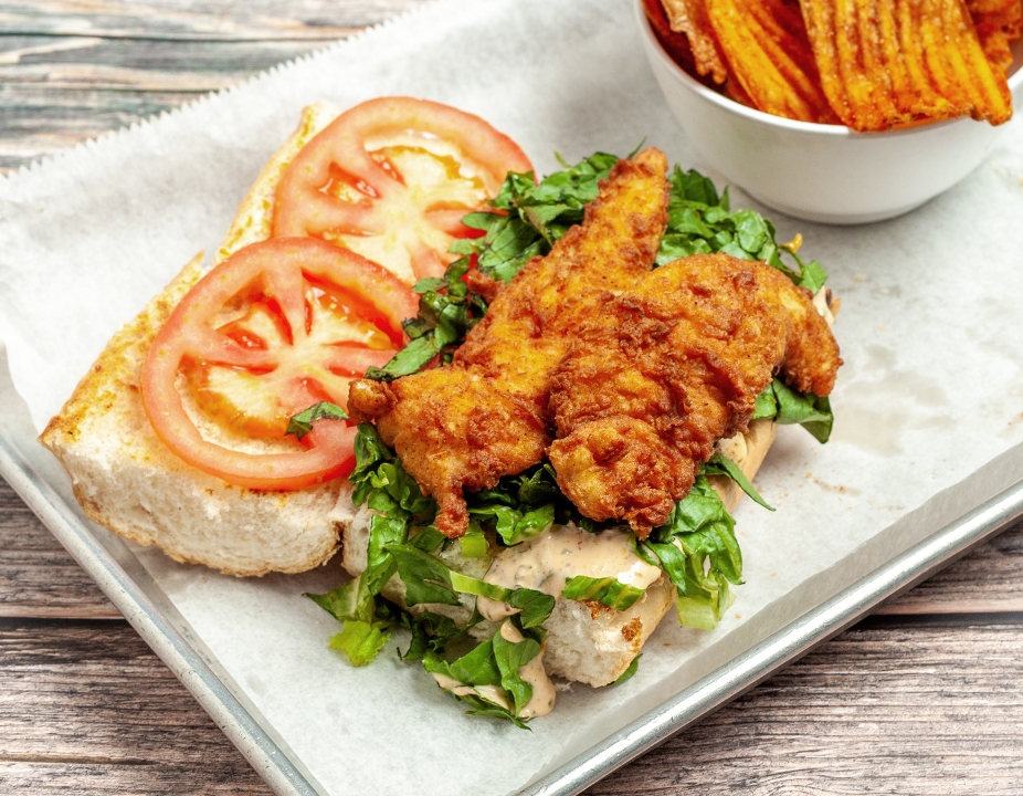 Chicken Finger Po'Boy