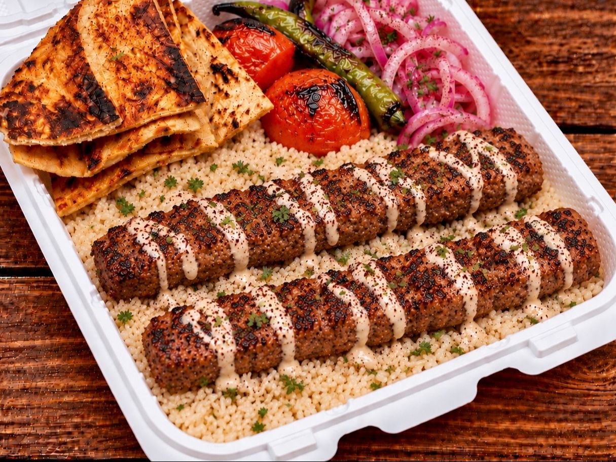 Kofta Platter (2 Skewers)