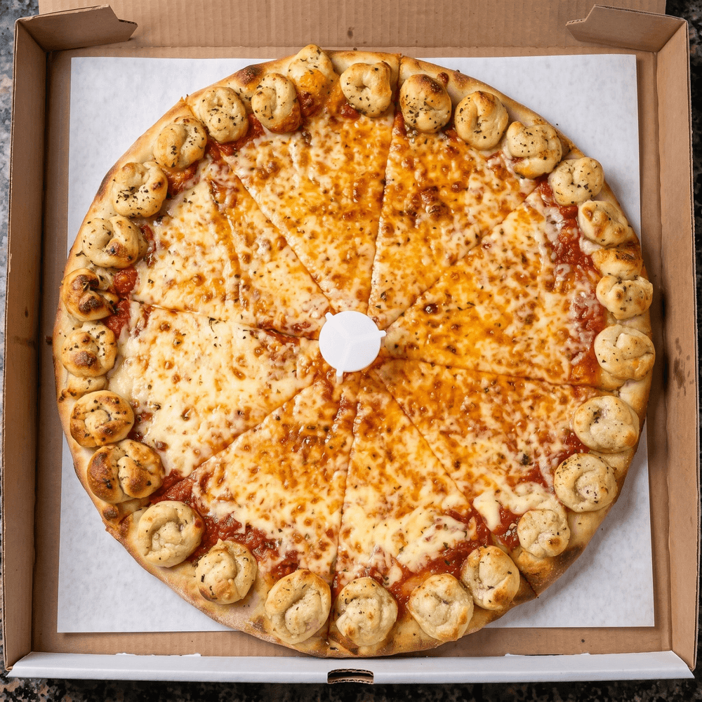 Garlic Knot Crust Pizza