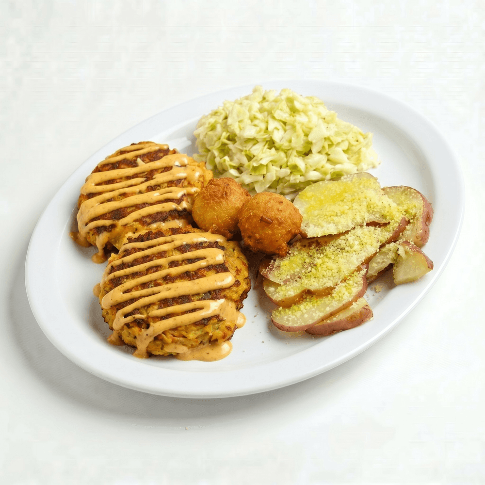 Crab Cakes Basket