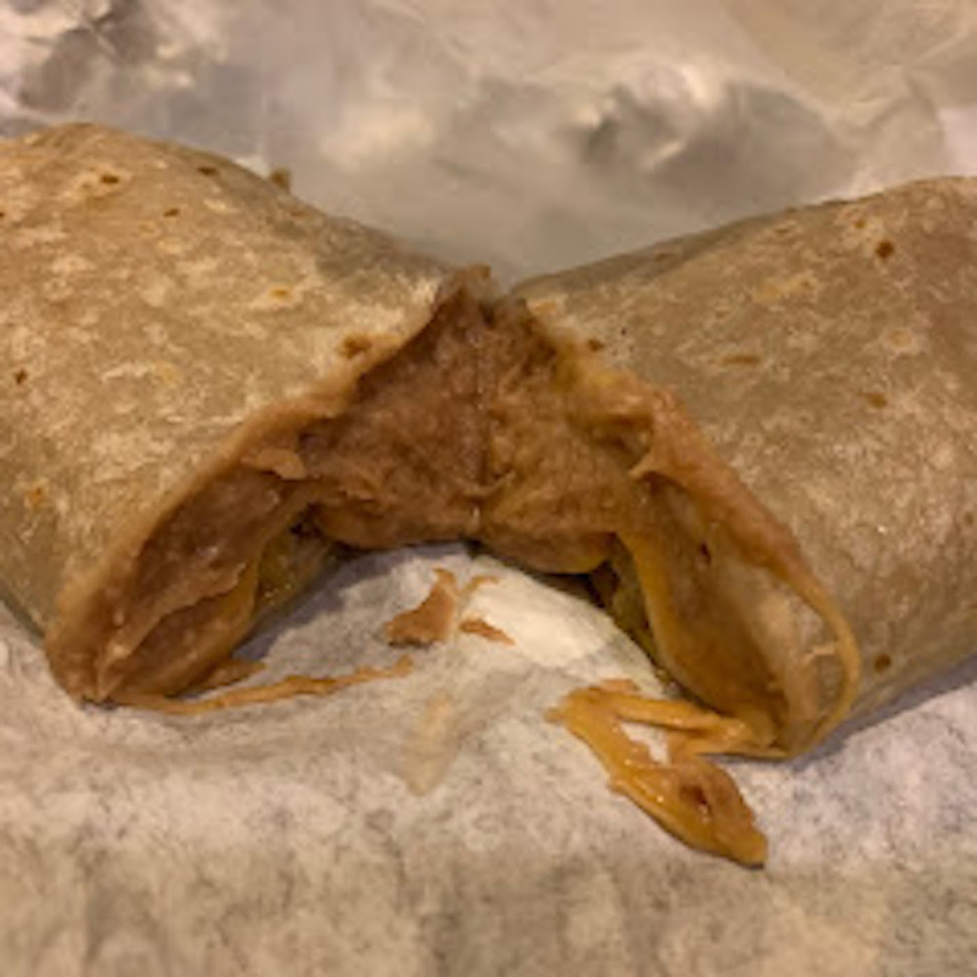 #1 Bean and Cheese Burrito