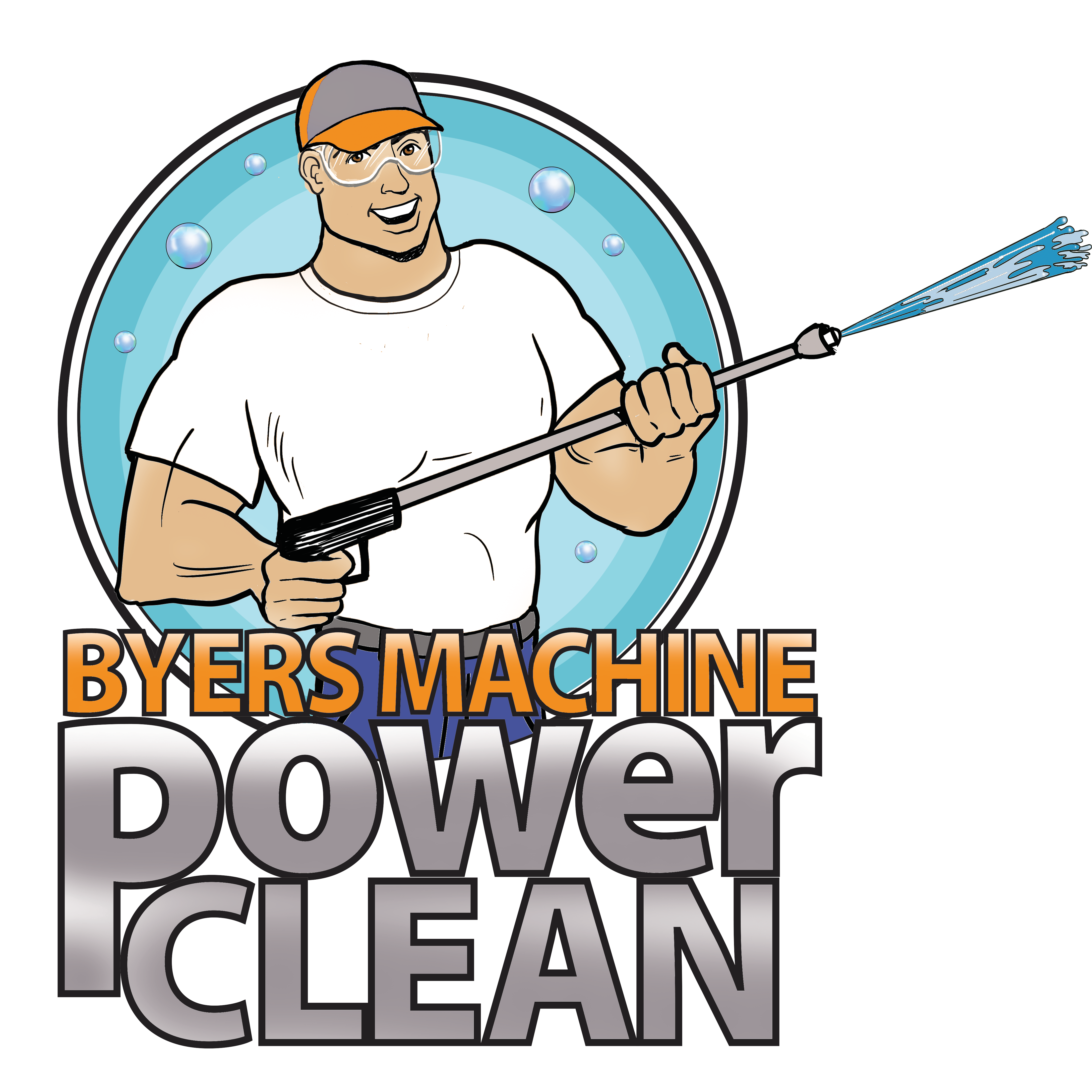 Byers Machine Power Clean Logo