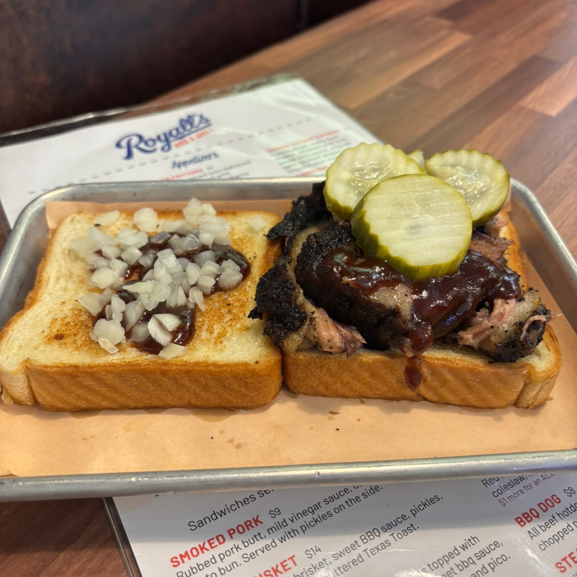 Texas Brisket Sandwich
