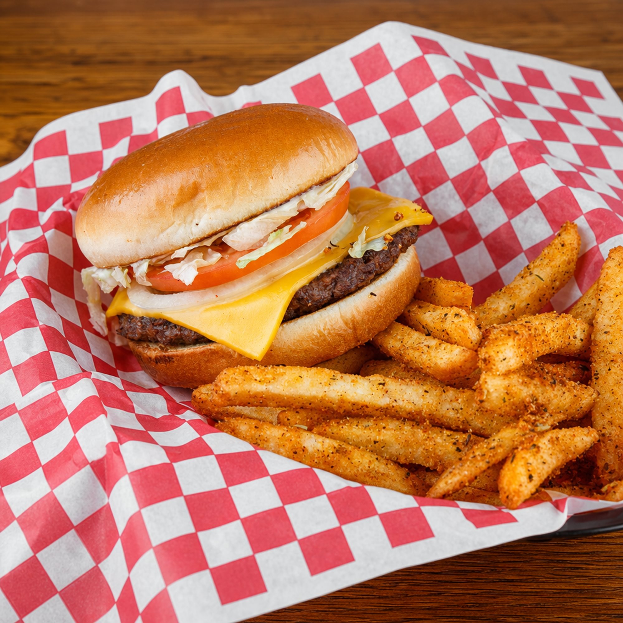 Quarter Pound KY Bison Burger with Cheese