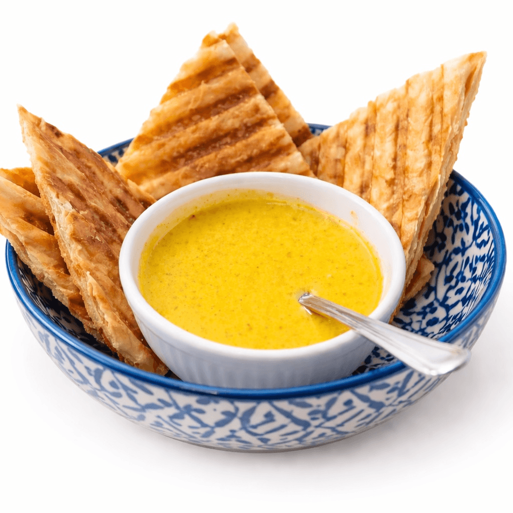 Crispy Roti with Curry Sauce