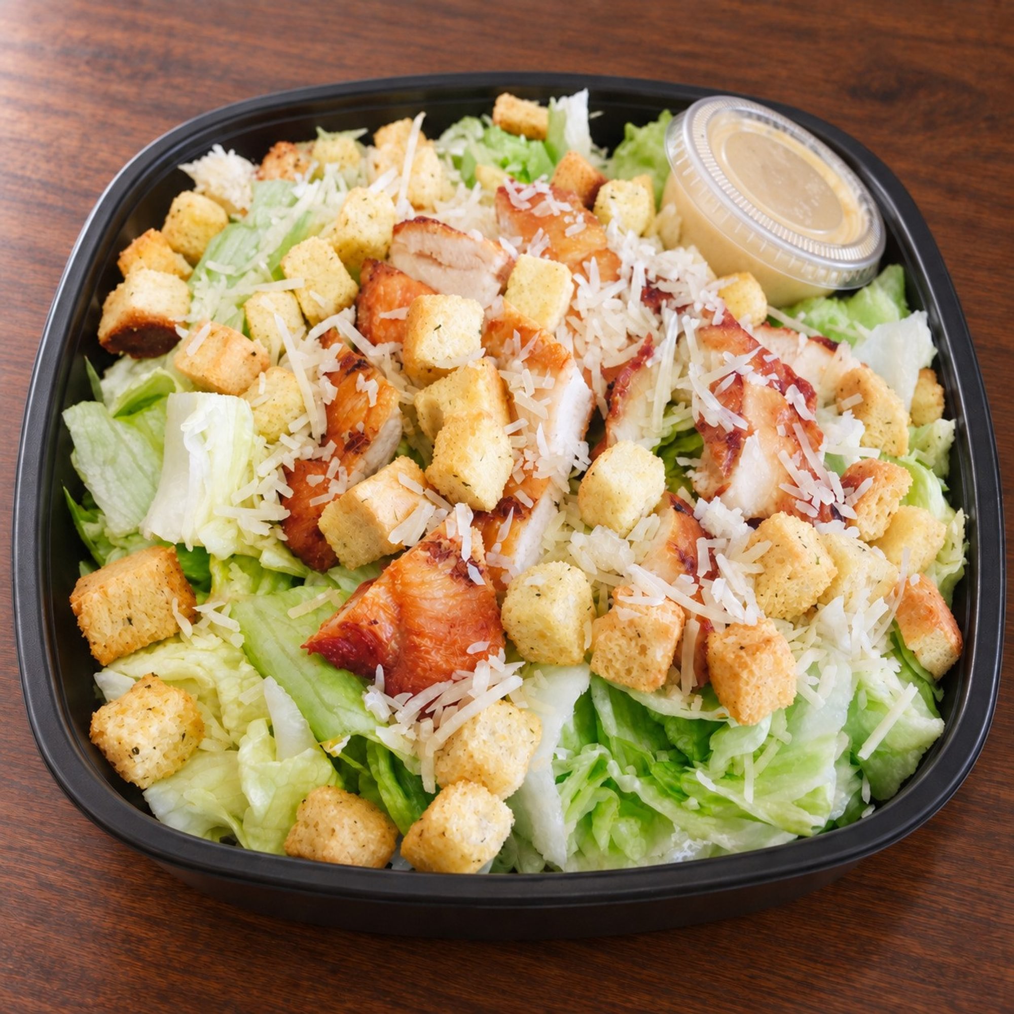 Grilled chicken Caesar salad