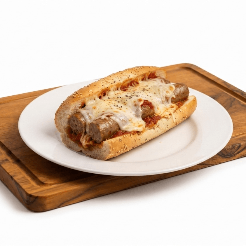 Sausage Parmigiana Hero