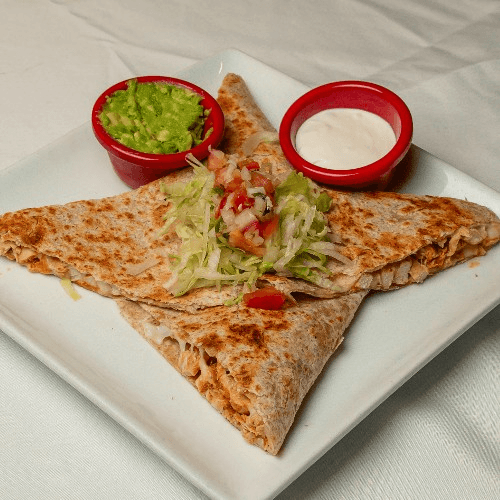 BRUNCH Spinach & Mushroom Quesadilla