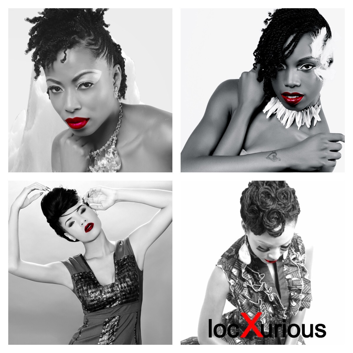 Locxurious Natural Hair Logo