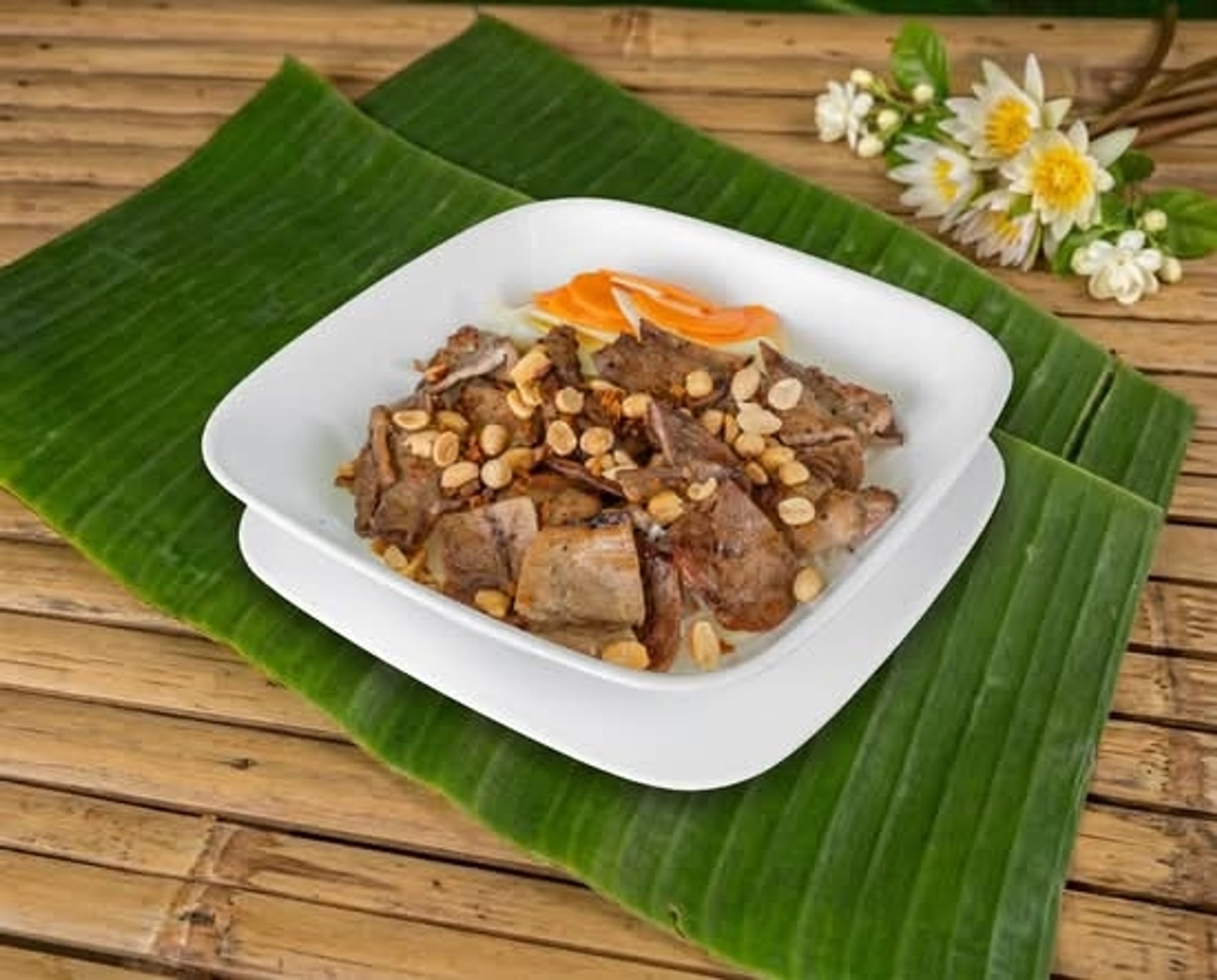 Rice Vermicelli with BBQ Pork (Bún Thịt Nướng)