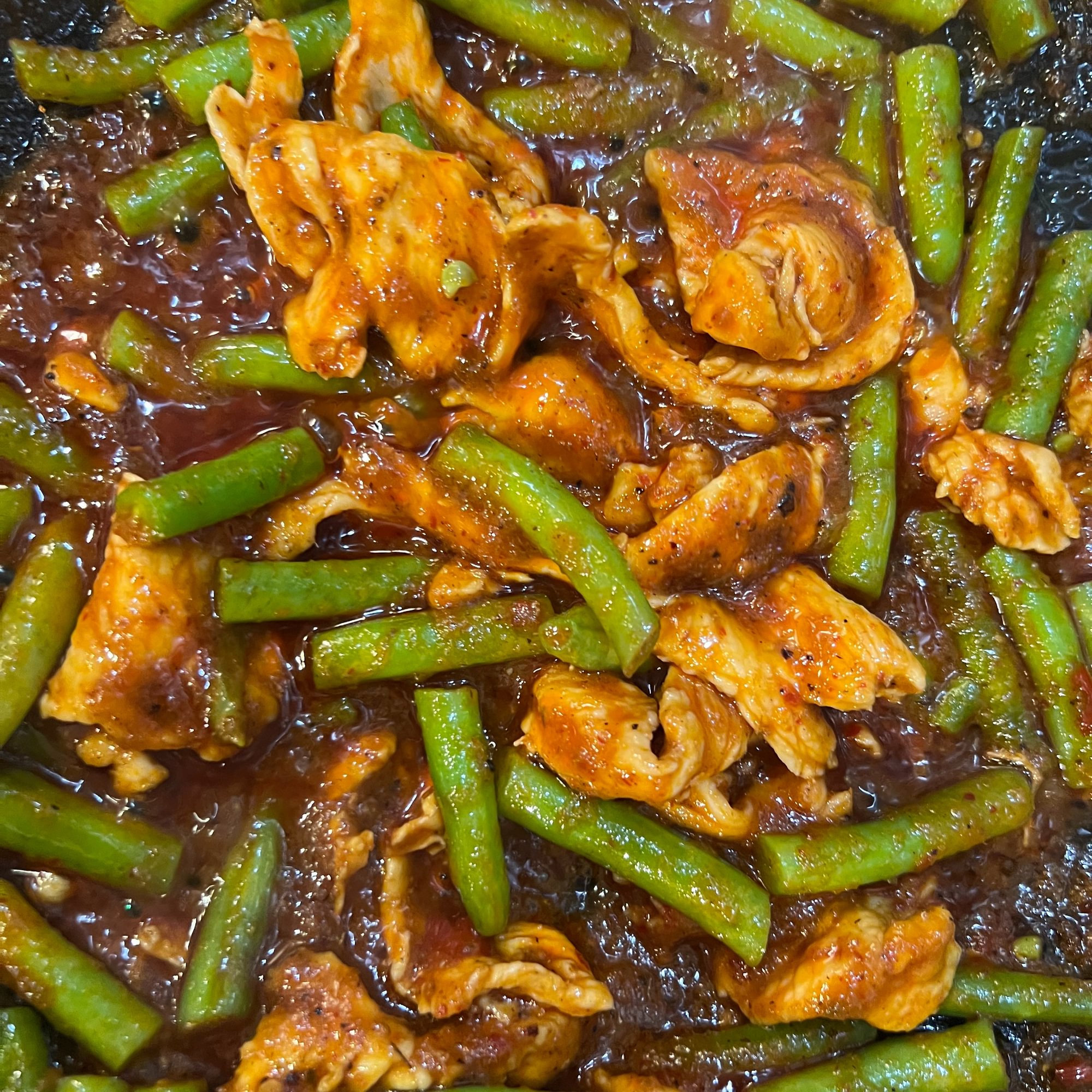 Red Curry Stir Fry (Pad Prik Khing)