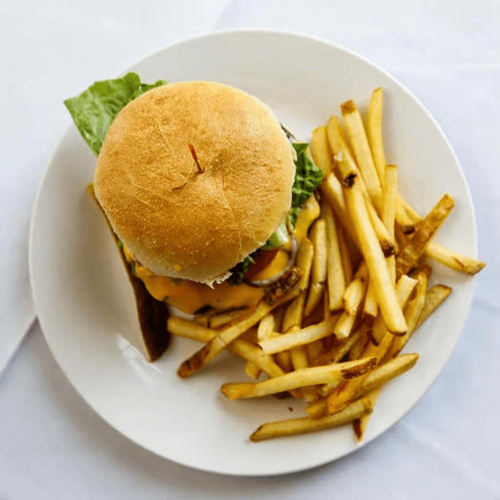 Portobello Swiss Burger