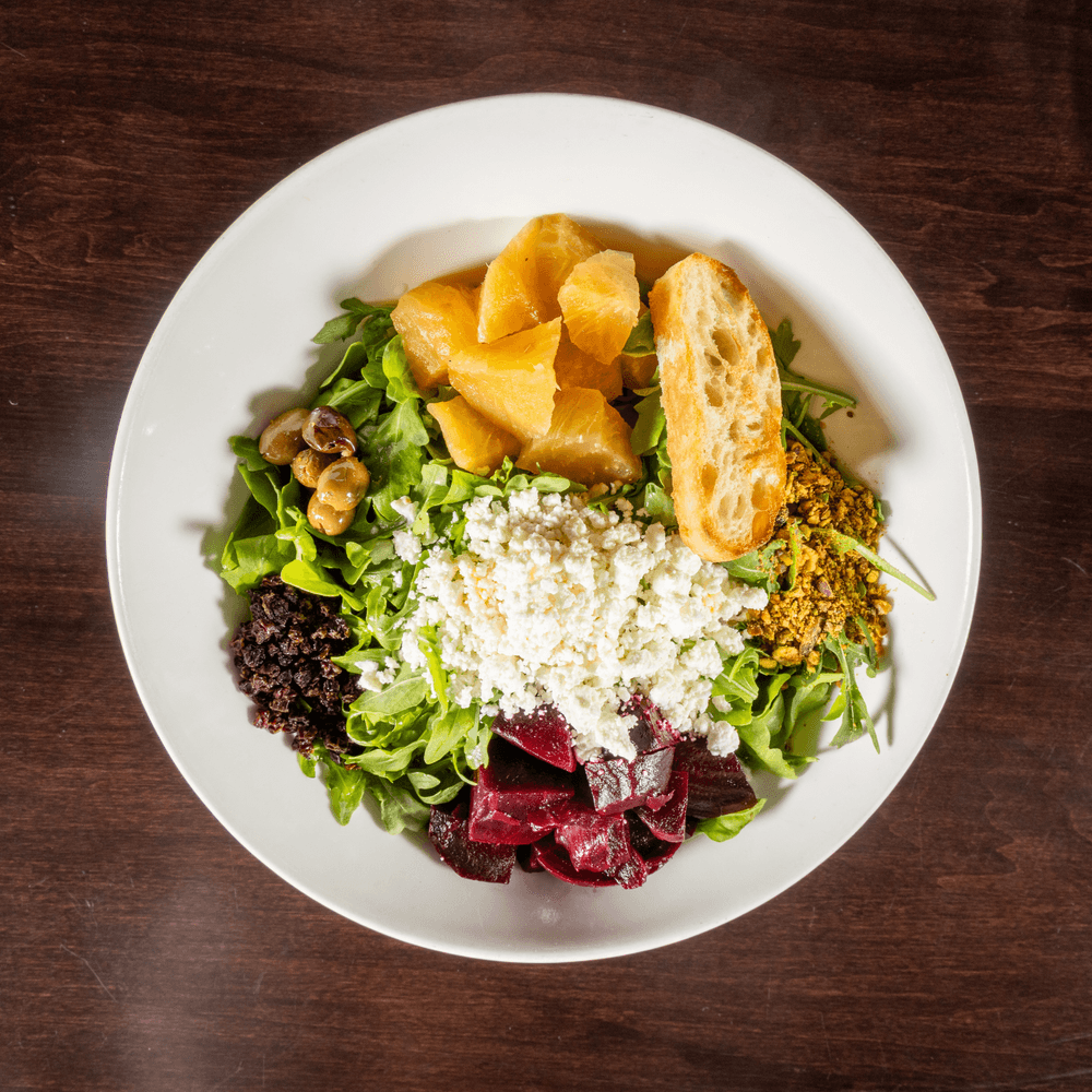 Roasted Beets & Goat Cheese Salad
