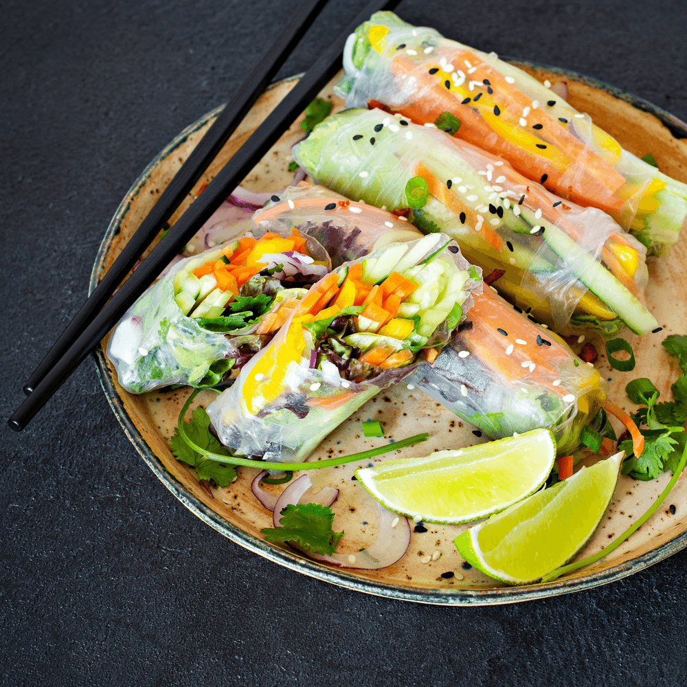 211. Gỏi Cuốn Chay (2 Pcs) Tofu & Vegetable Summer Rolls