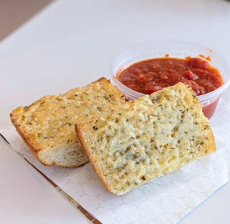 Cheesy Garlic Bread & Dipping Sauce