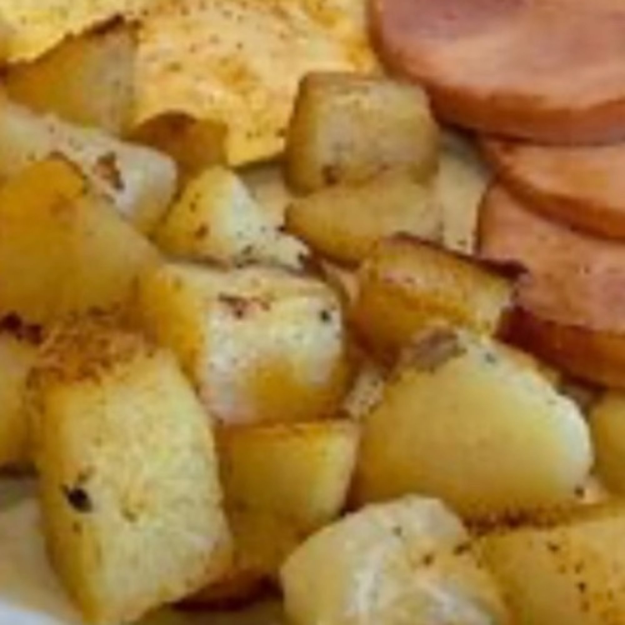 CANADIAN STYLE BACON WITH TWO EGGS