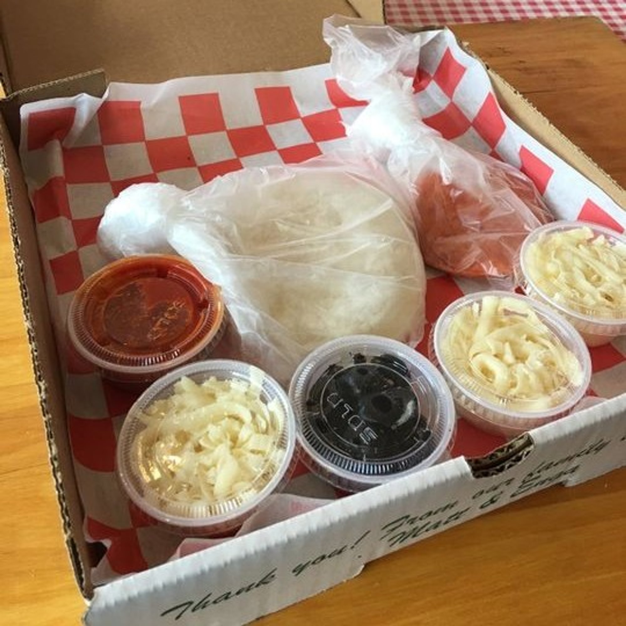 10" Pizza Kit (Dough, Sauce, Cheese)