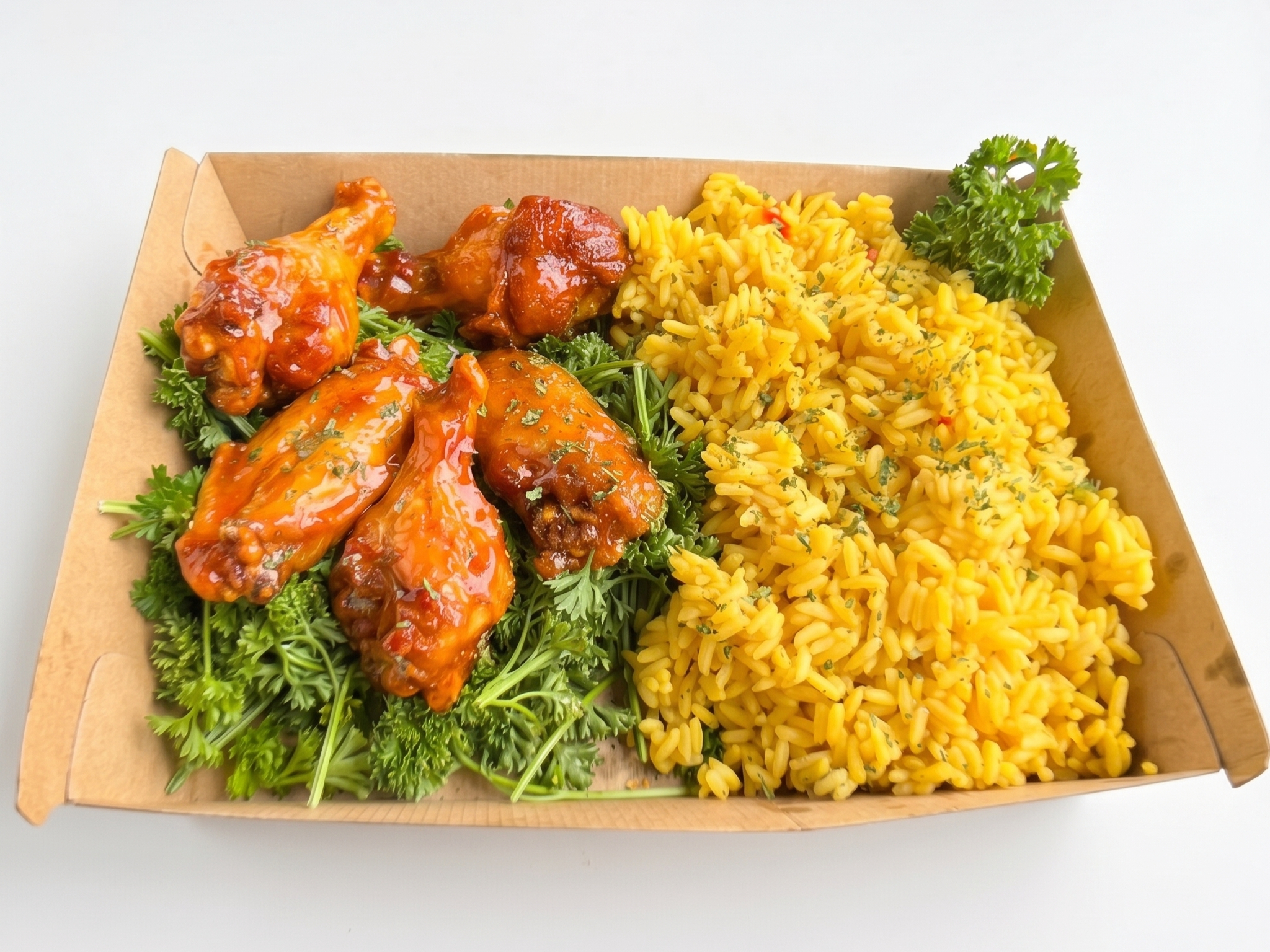 5 Wings & Rice